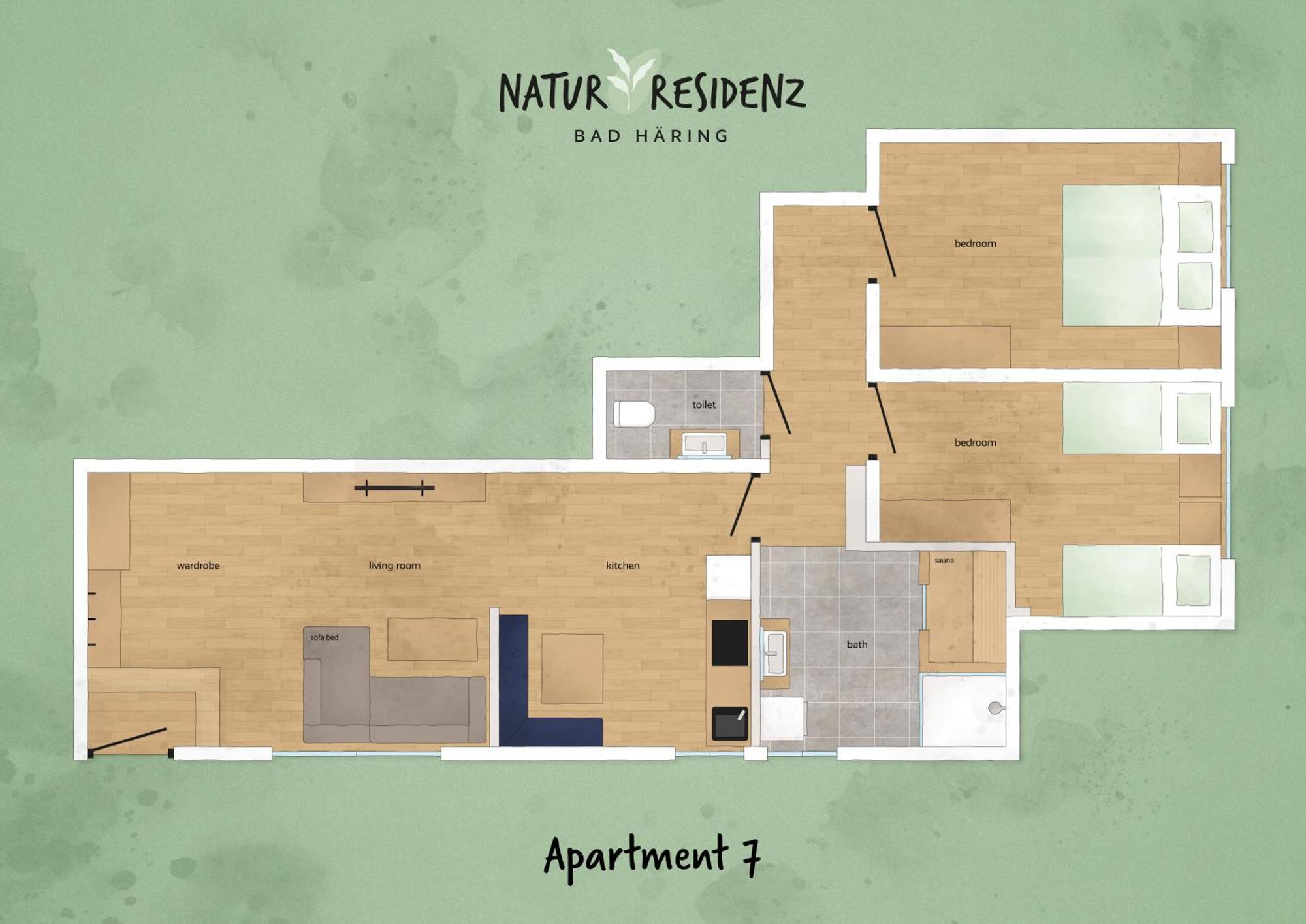 Natur Residenz บาด ฮาริง ภายนอก รูปภาพ